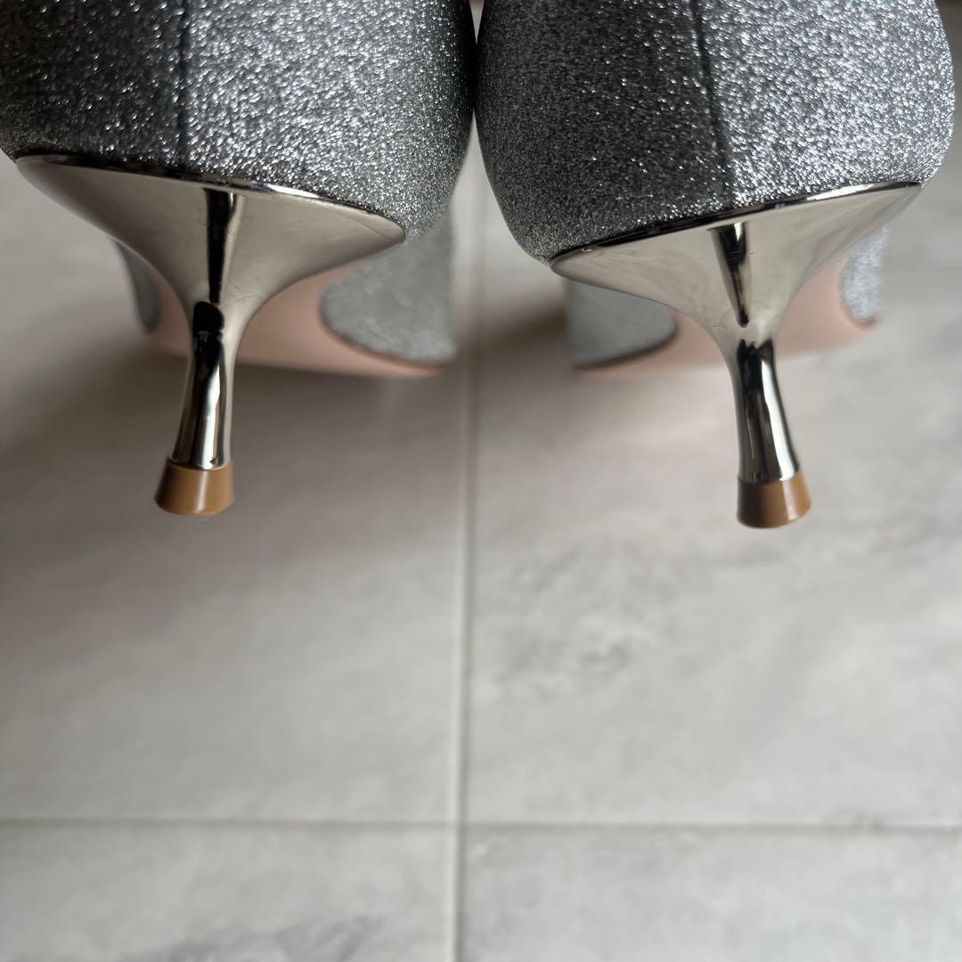 美品♡ロジェヴィヴィエ アイラブヴィヴィエ グリッター パンプス シルバー 39