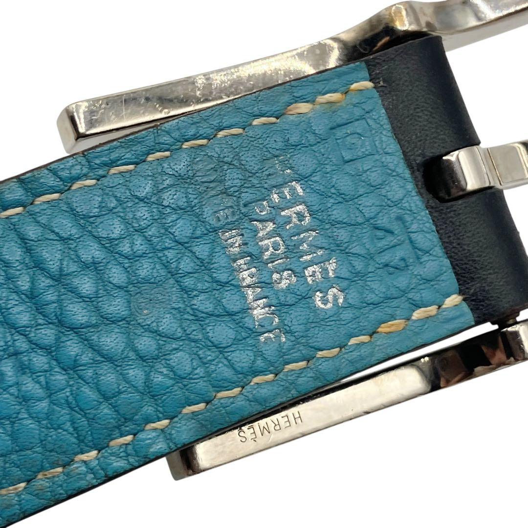 ⭐️良品⭐️ エルメス アピ ベルト 95 ブラック ブルージーン