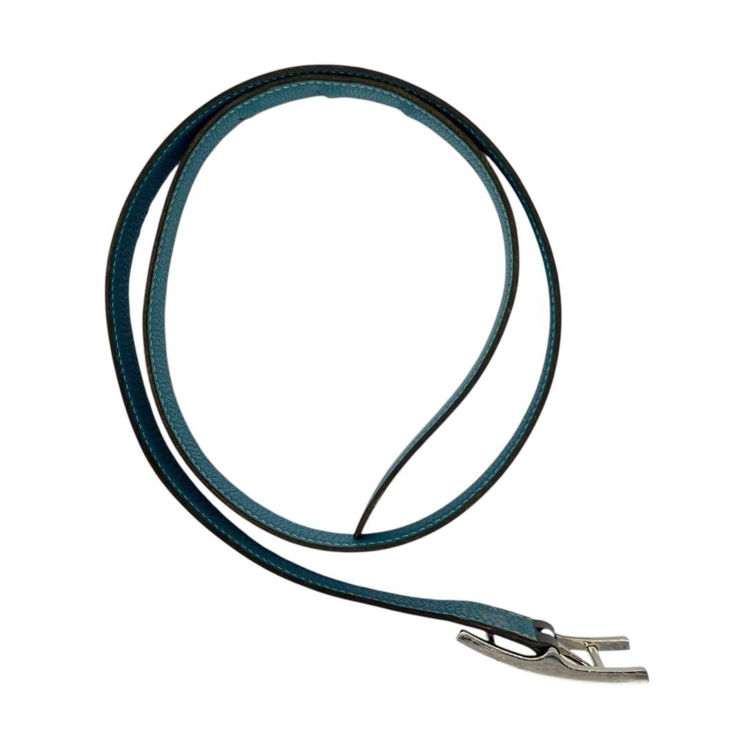 ⭐️良品⭐️ エルメス アピ ベルト 95 ブラック ブルージーン