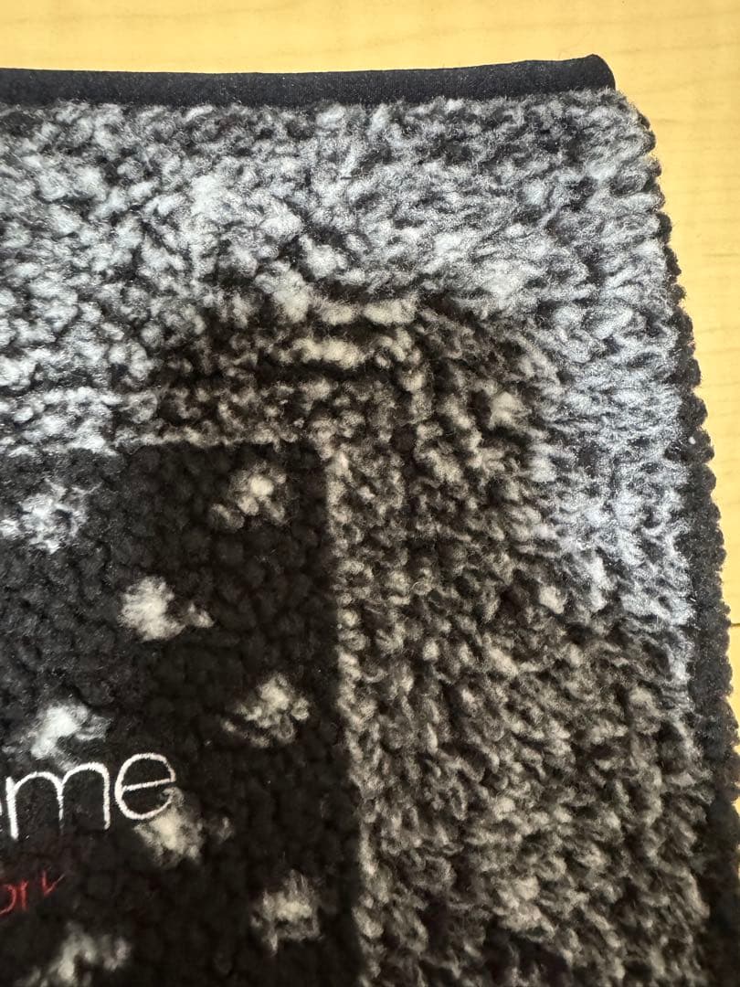 小物 Supreme Bandana Fleece Neck Gaiter Black
