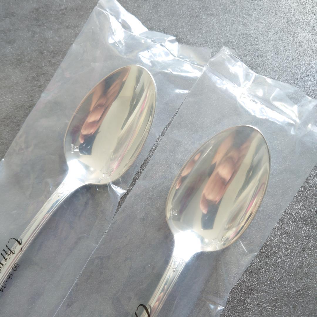 希少 クリストフル マルメゾン 未開封 デザートスプーン 2点
