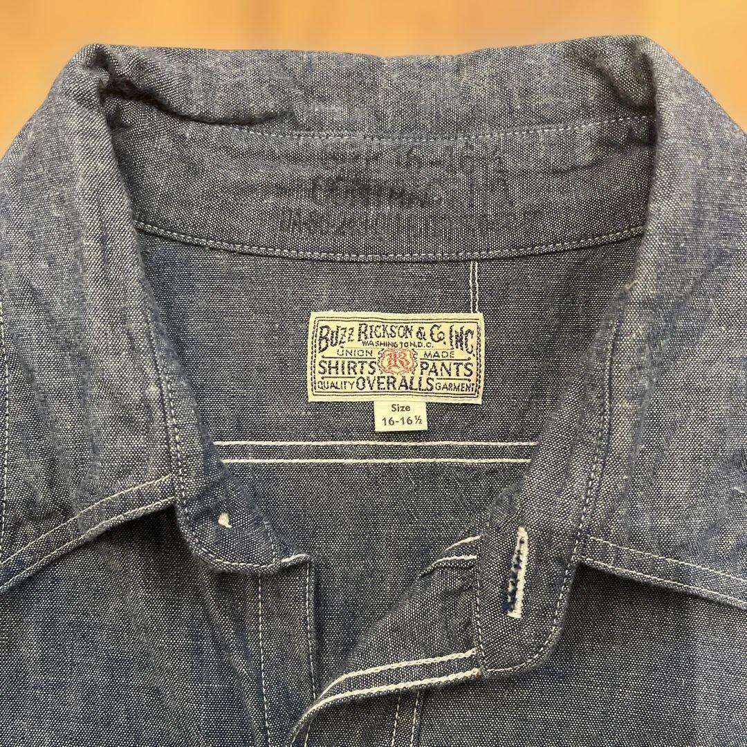 BUZZ RICKSON'S シャンブレーシャツ サイズL(16•1/2)