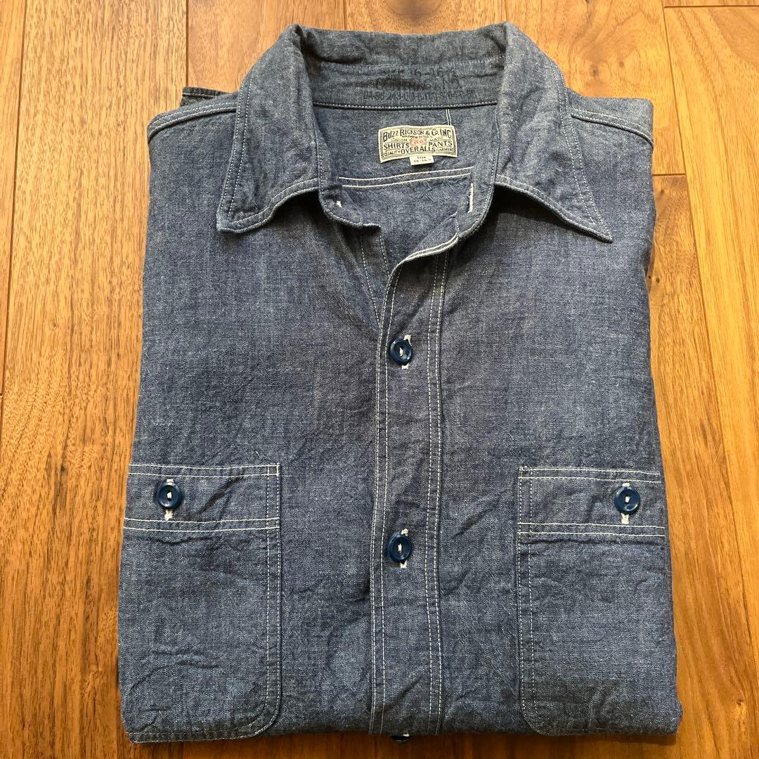 BUZZ RICKSON'S シャンブレーシャツ サイズL(16•1/2)