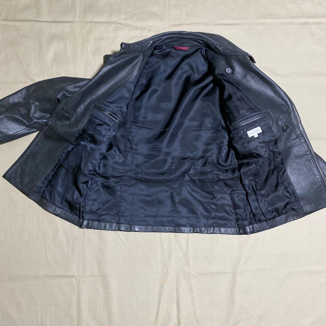 Paul Smith 牛革　ライダースＬ