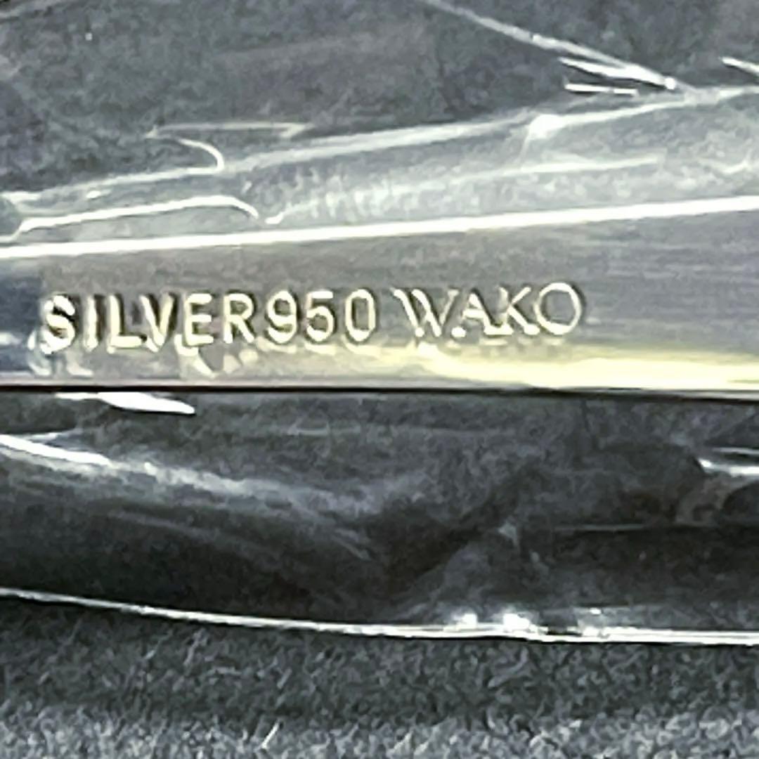 WAKO 和光 銀製 菓子楊枝 5本セット 花のデザイン