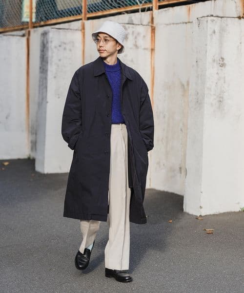 ATON 別注 AIR WHEATHER BALMACAAN COAT