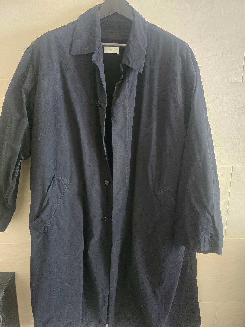 ATON 別注 AIR WHEATHER BALMACAAN COAT