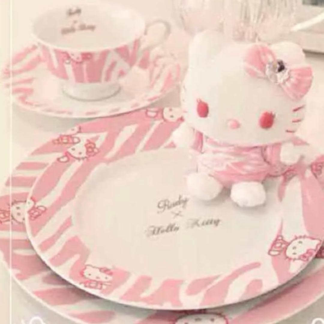 希少　激レア　入手困難　rady 大皿　ハローキティ　ゼブラ　キティちゃん