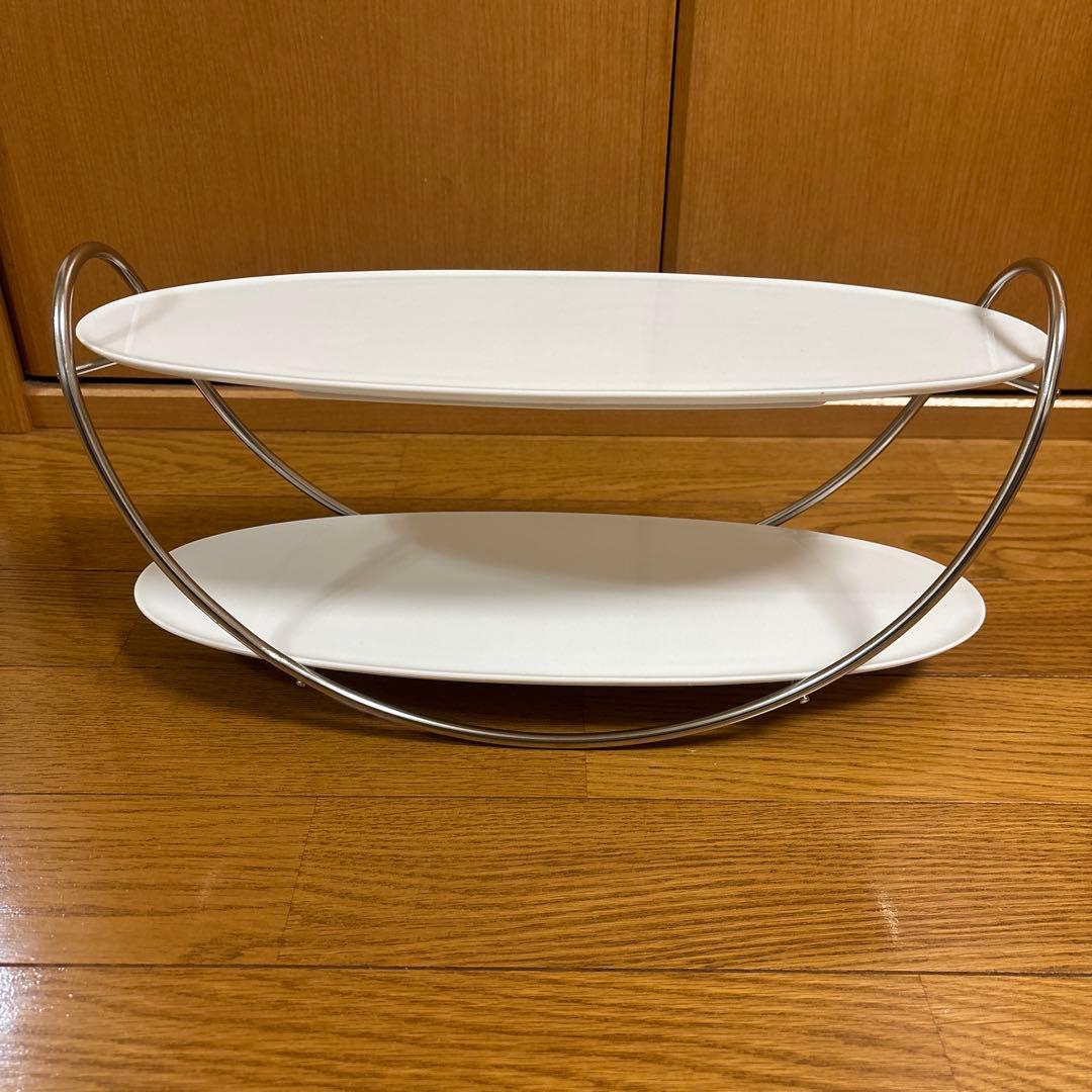 廃盤品KEYUCA　ケーキスタンド　パーティープレート