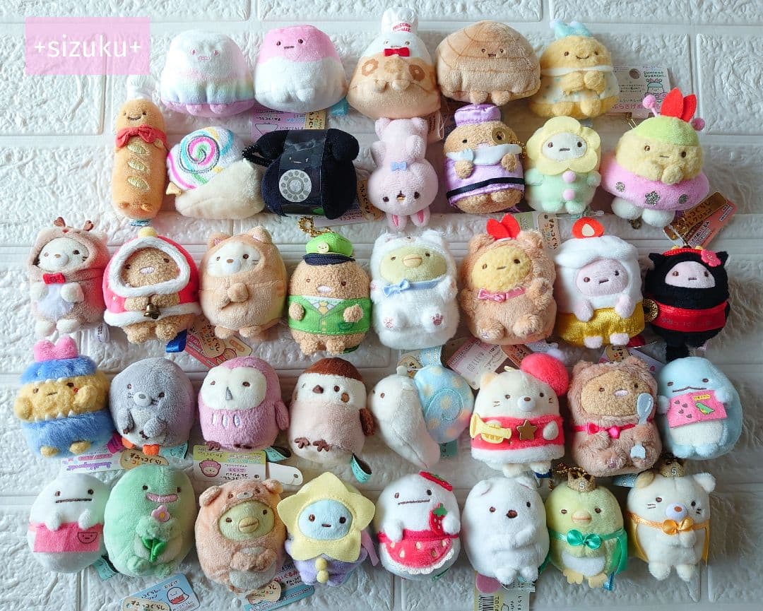 【安心】新品〜美品・36体 すみっコぐらし てのりぬいぐるみまとめ売り