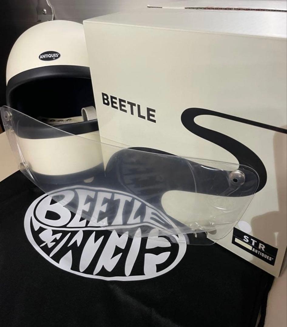 オーシャンビートルSTR 別注マットアイボリー Wストラップ白 Mサイズ