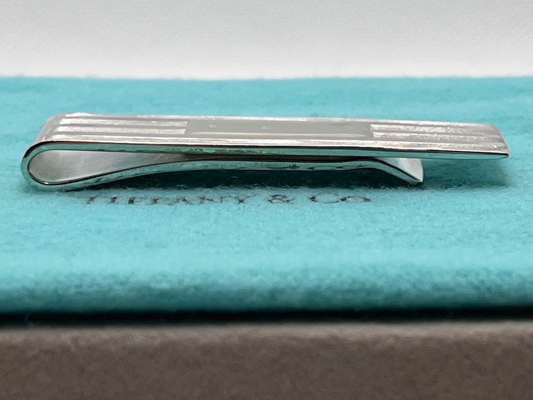 c443 ティファニー　エンジンターン　マネークリップ　シルバー　925