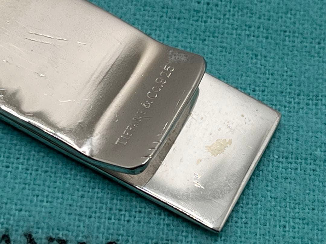 c443 ティファニー　エンジンターン　マネークリップ　シルバー　925