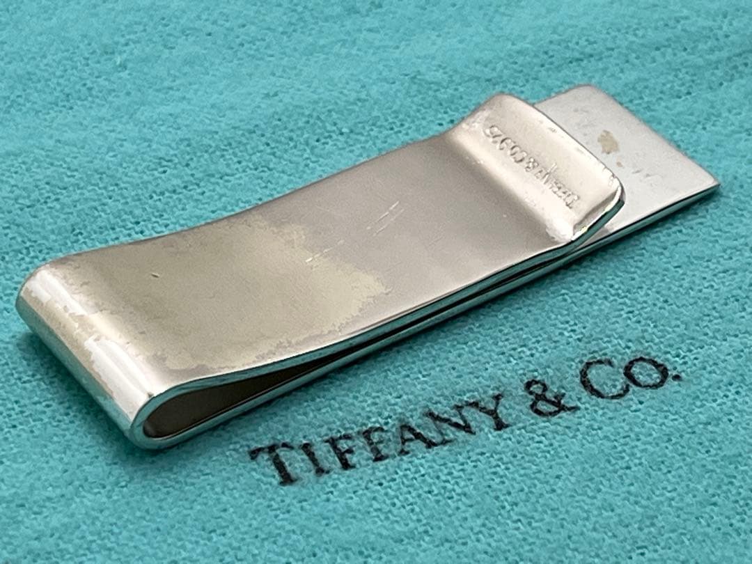 c443 ティファニー　エンジンターン　マネークリップ　シルバー　925