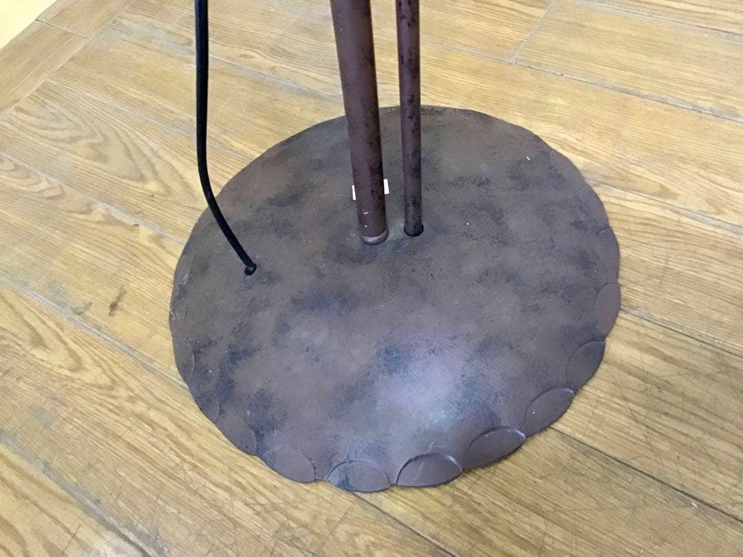 kochan☆管227☆イタリア製☆大塚家具☆アイアン☆フロアーランプ