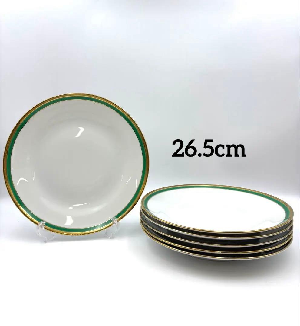 リチャードジノリ　パレルモグリーン　26.5cm ディナープレート　6枚セット