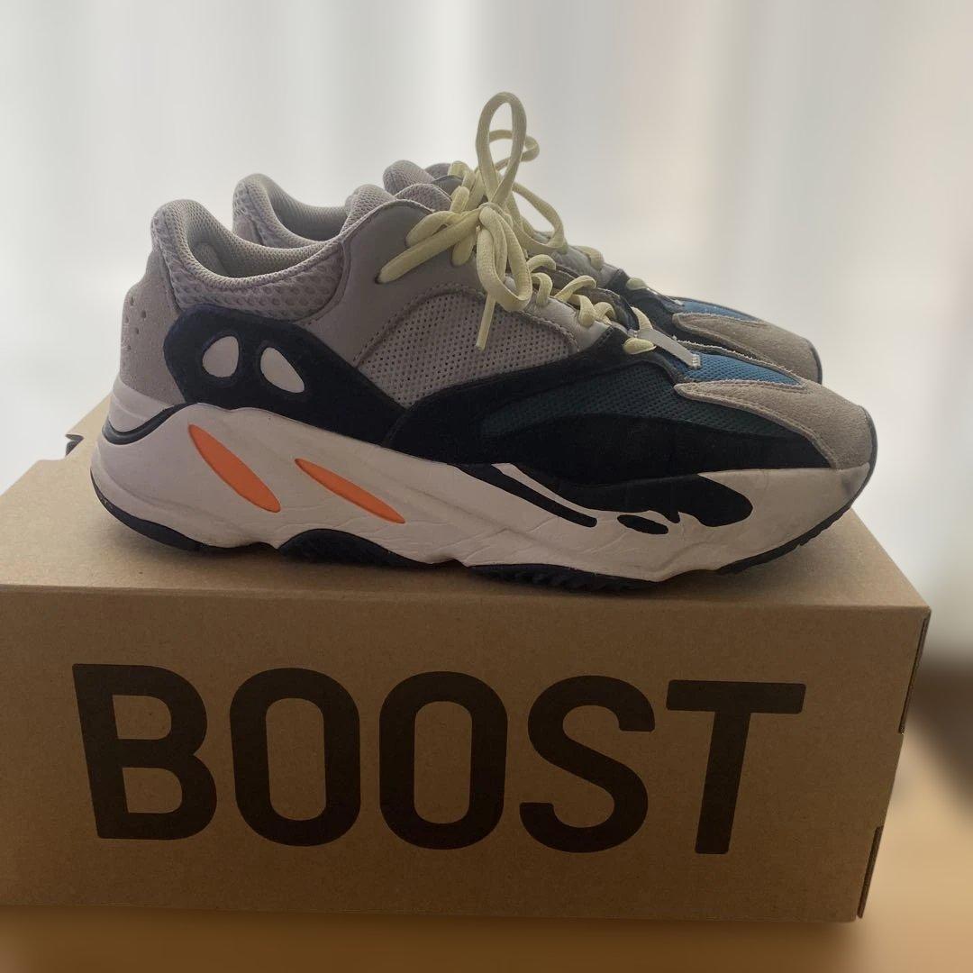 YEEZY BOOST 700 ホワイト/ブラック/オレンジ US 9