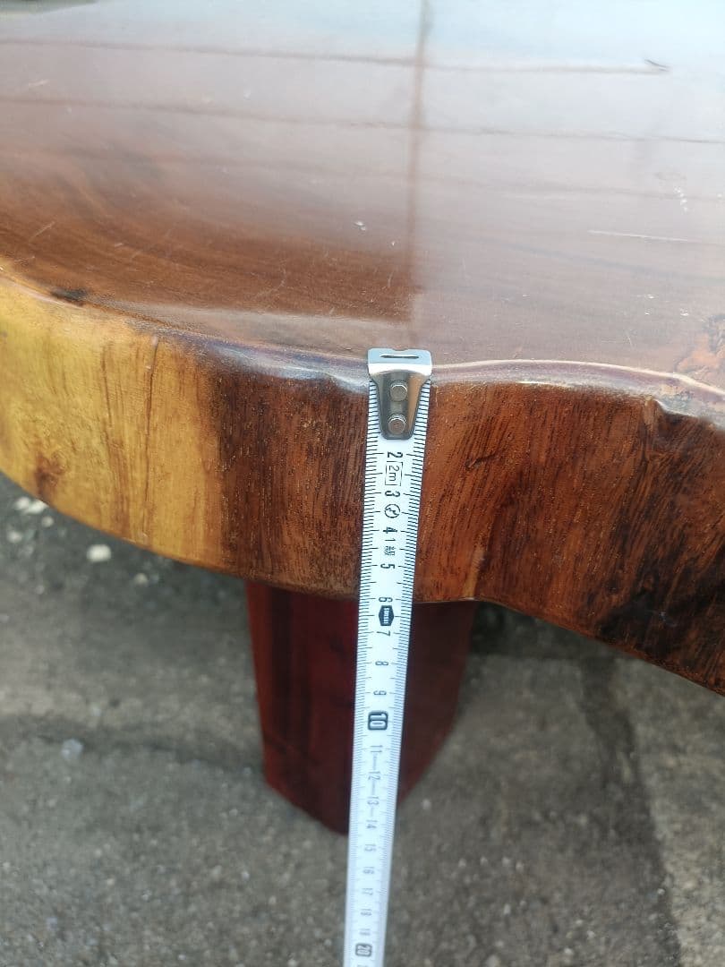 早い者勝ち　一枚板 ローテーブル　木製　高級　重厚