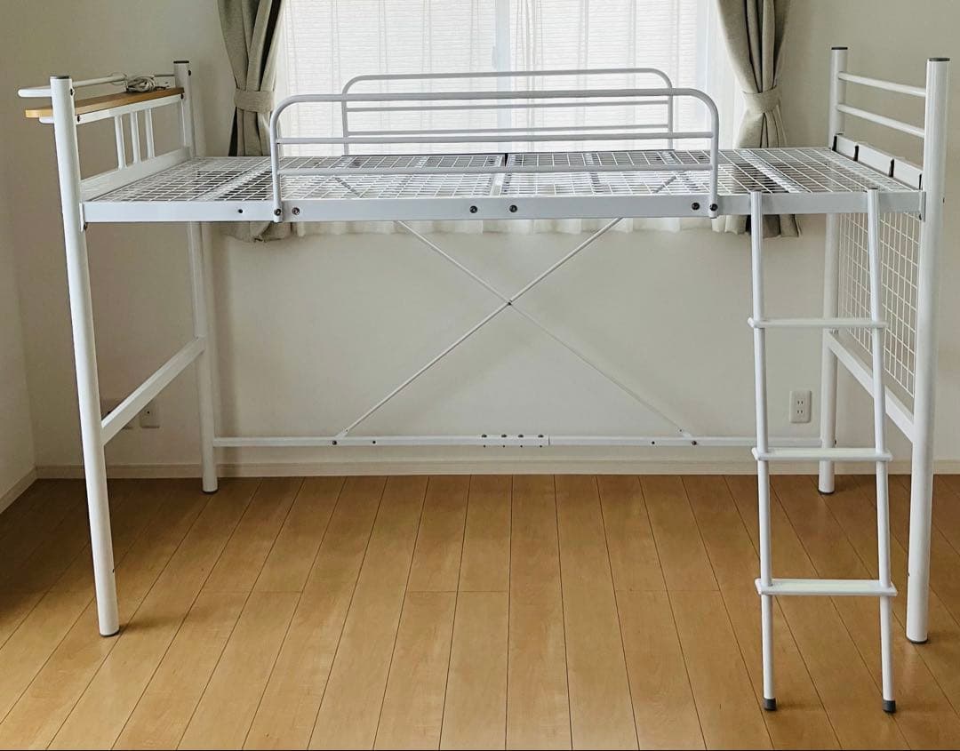 ハイベッド　ロフトベッド　コンセント付き