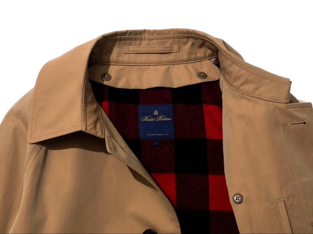 ロンハーマン ブルックスブラザーズ ステンカラーコート ベージュ Mサイズ 新品