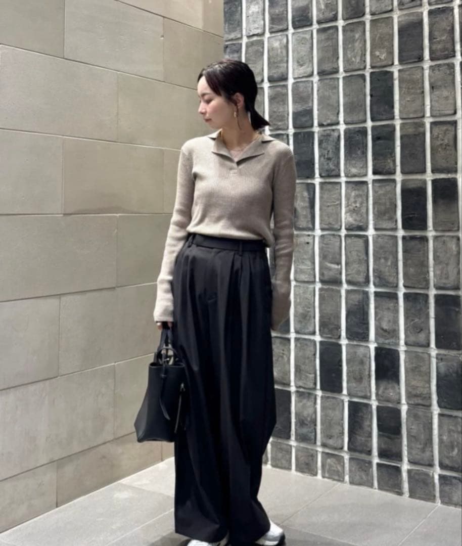 ジップポケット 2ハンドル トートバッグ -2WAY