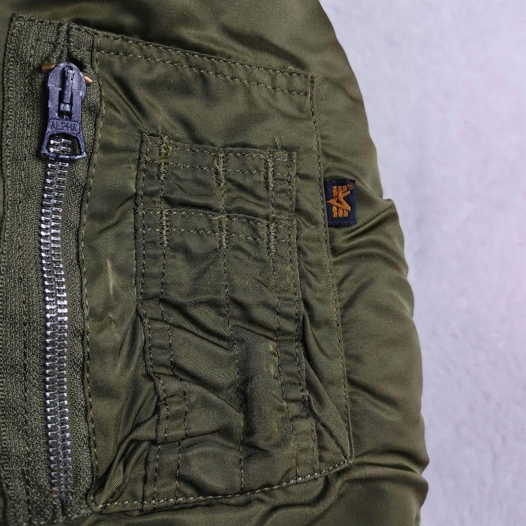 ✨超激レア90s ✨ALPHA　アルファ　MA-1　グランドクルー USA製 M