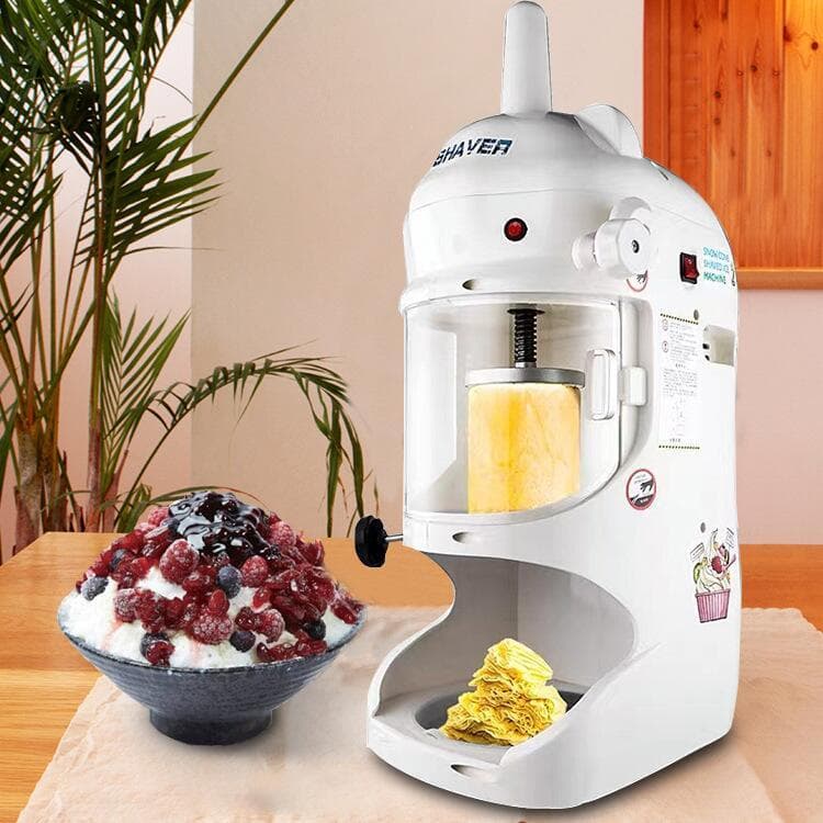 電動かき氷機 ふわふわかき氷 250W 1420rpm 氷のきめ細かさ調整可能