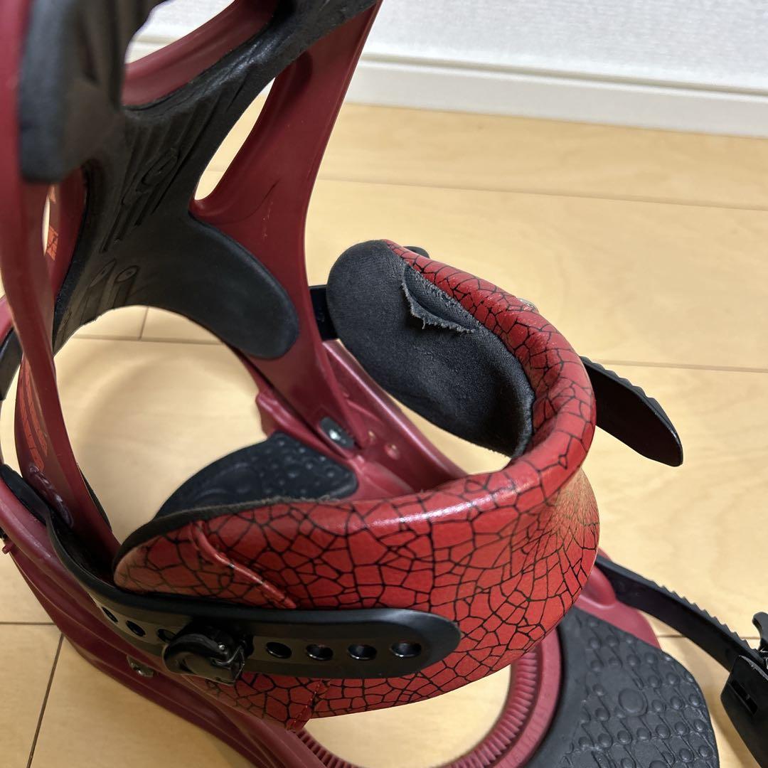 フラックス PR Mサイズ ビンディング スノーボード スノボー レッド　赤