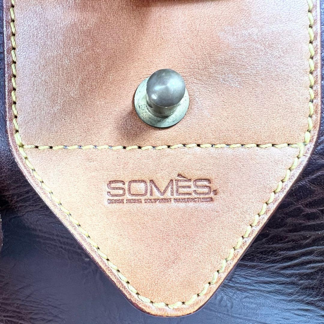 皇室御用達 SOMES SADDLE 本革ダレスバッグ