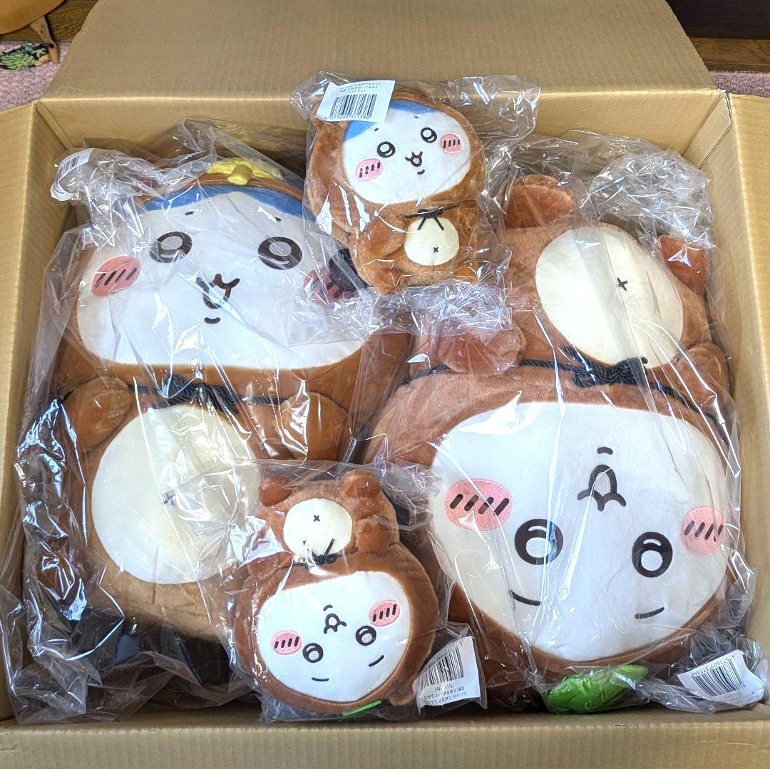 ちいかわ たぬきだもんくじ A賞 B賞 4体セット ちいかわ ハチワレ