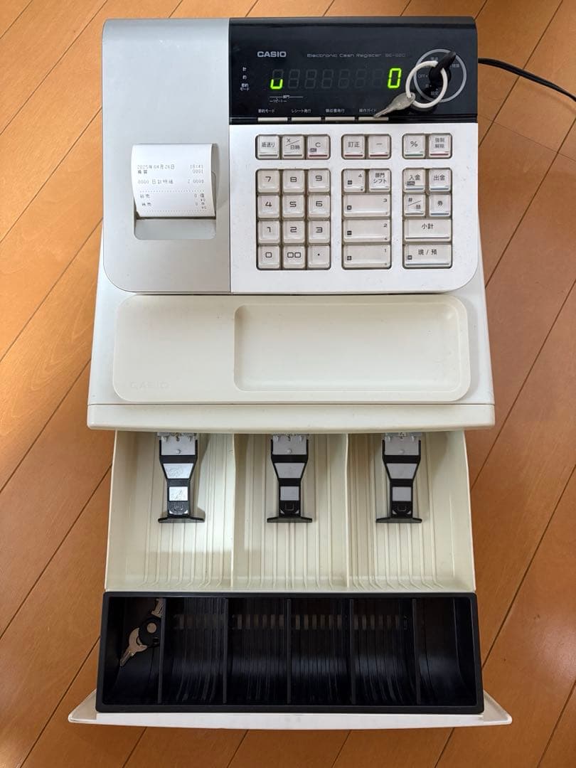 CASIO レジスター　SE-S20 ホワイト