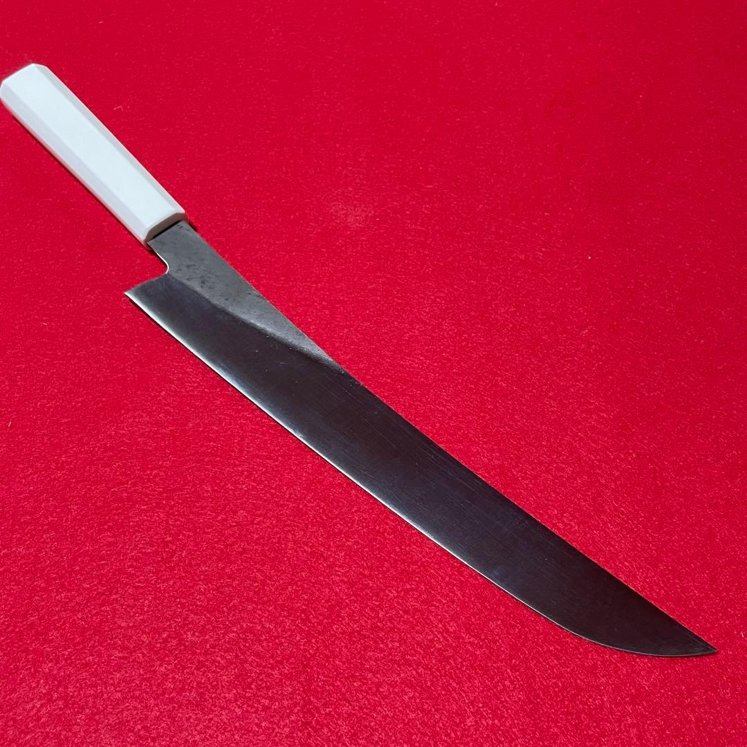 反り付　先丸筋引き　両刃　抗菌樹脂八角