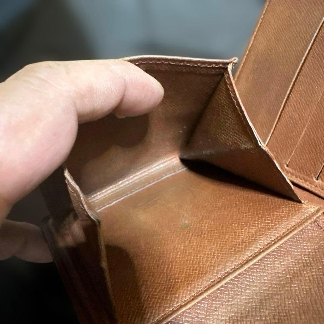 ⑧☆美品☆モノグラム♪マルコ☆2つ折り財布★ポケットあり