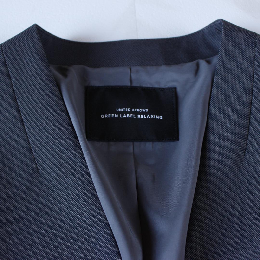 Green label relaxing セットアップスーツ ノーカラー 36