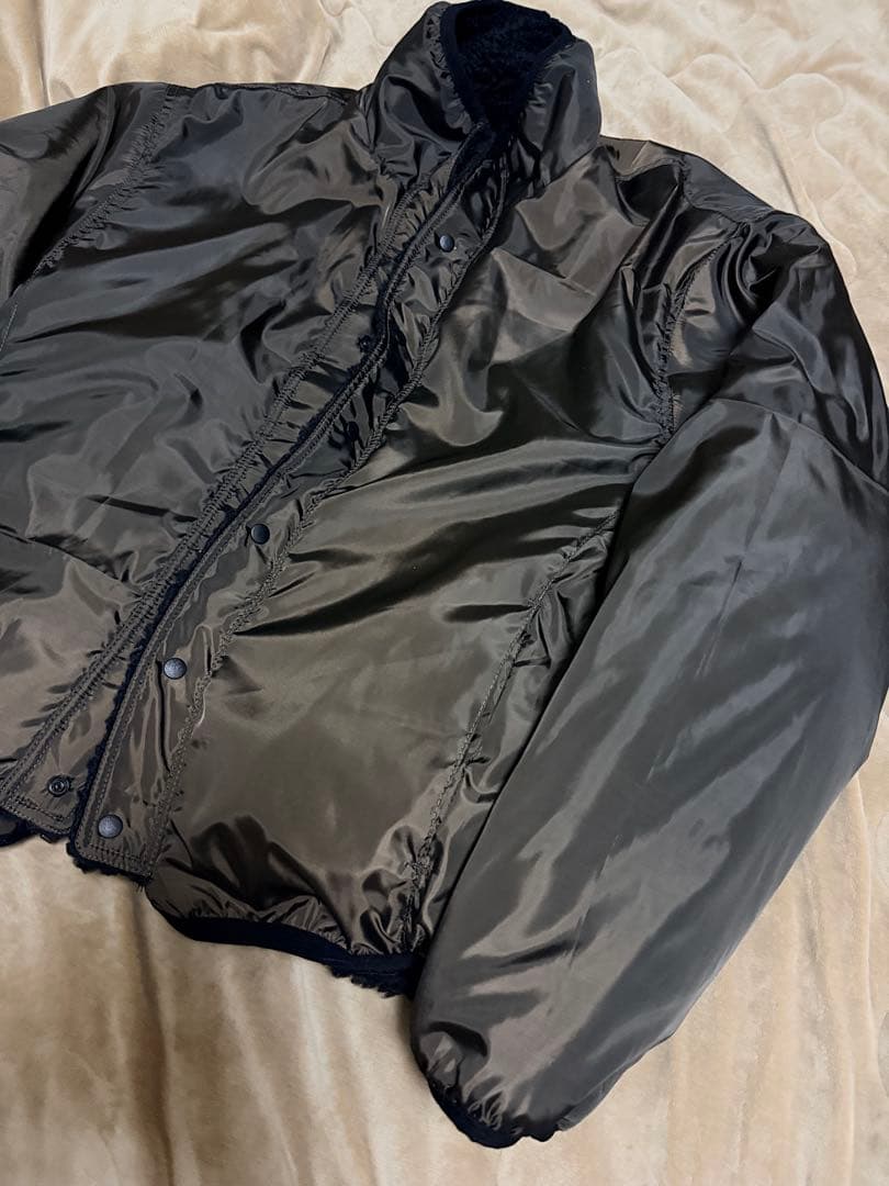 未使用 ２面用 スケルトン フリースジャケット スカル骨 スカジャン スタジャン