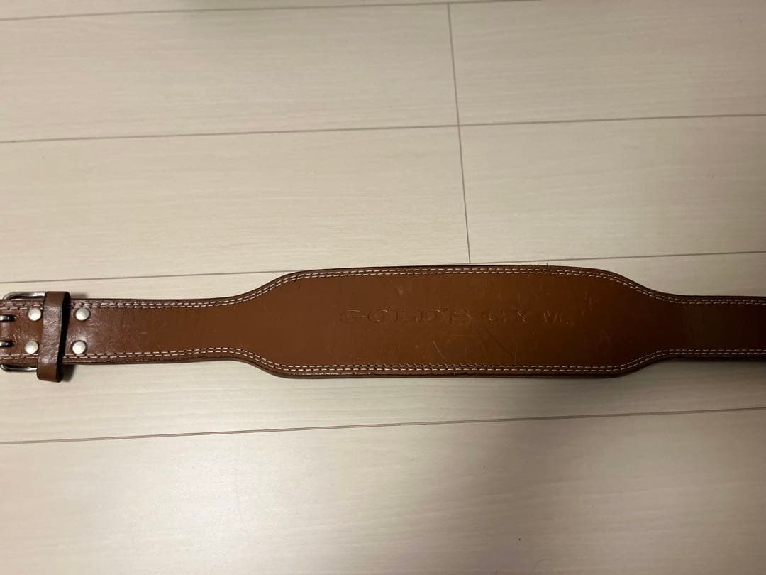 GOLD'S GYM プロレザーベルト Lサイズ