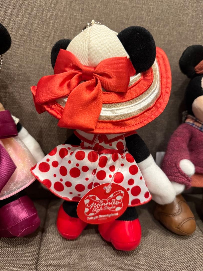 【ミニーのスタイルスタジオ】ぬいぐるみバッジ4体セット