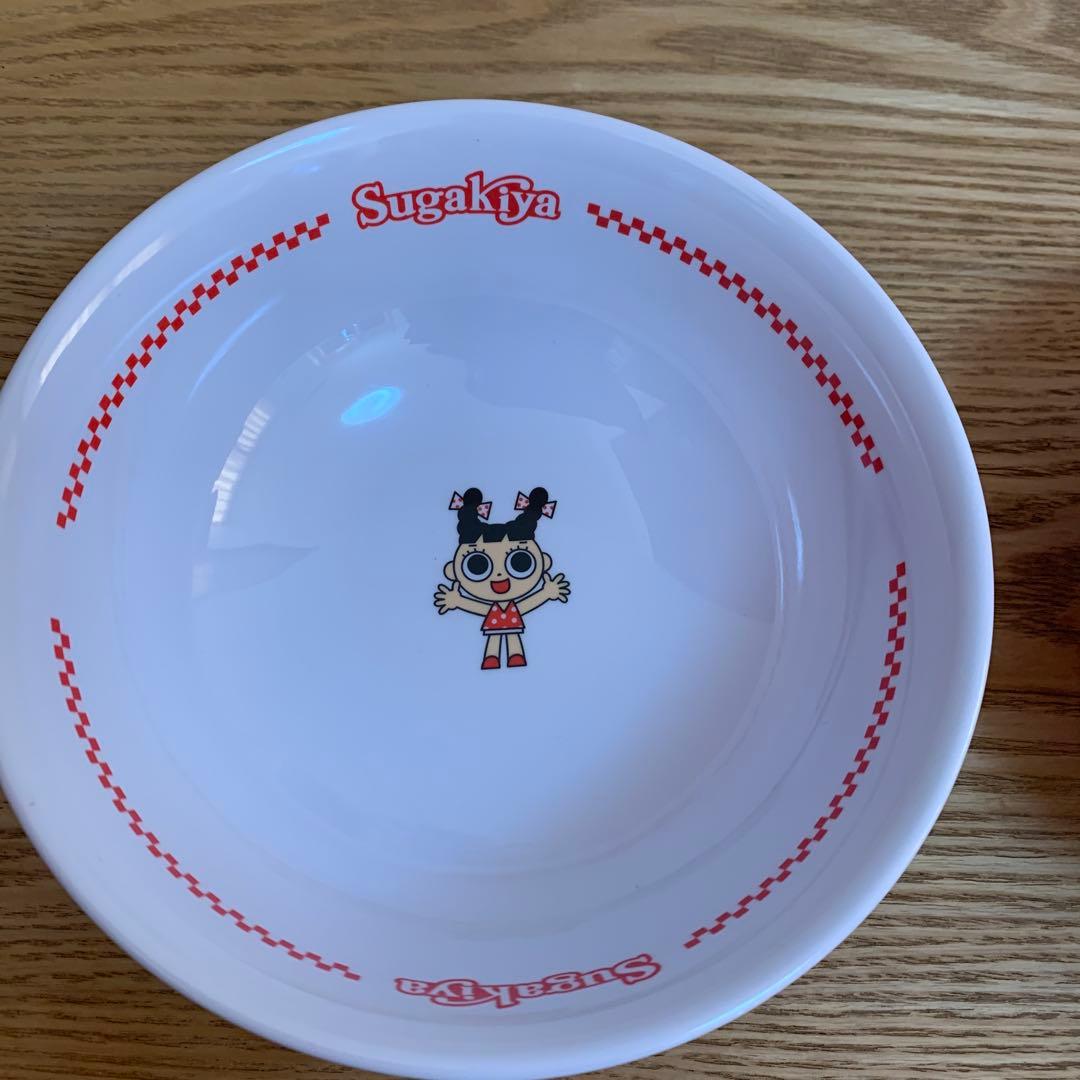 スガキヤ　　どんぶり　スプーン　コップ