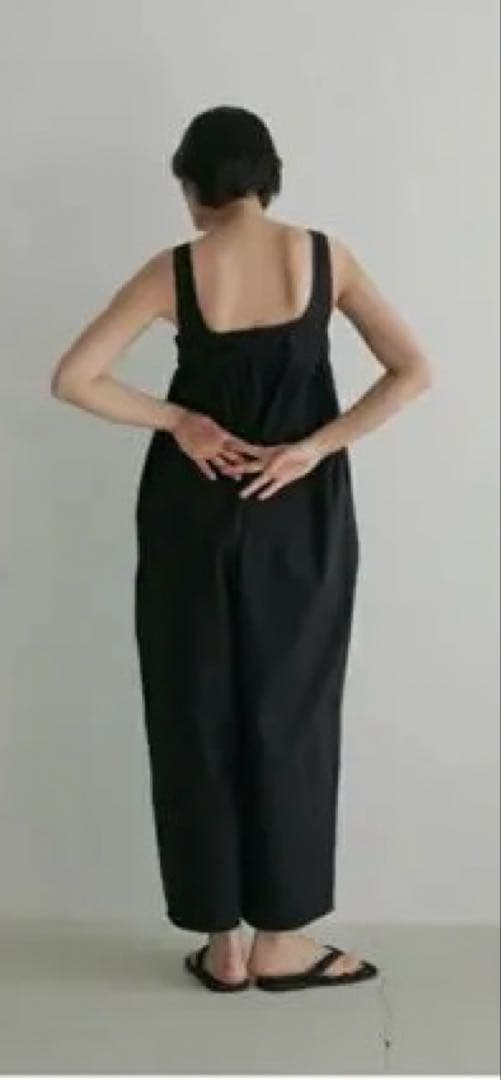 アンヌーク2025ss コットンギャザーサロペット38