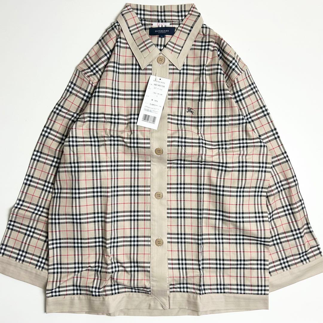 未使用✳︎バーバリーロンドン/パジャマセットアップ/ルームウェア/ノバチェック柄