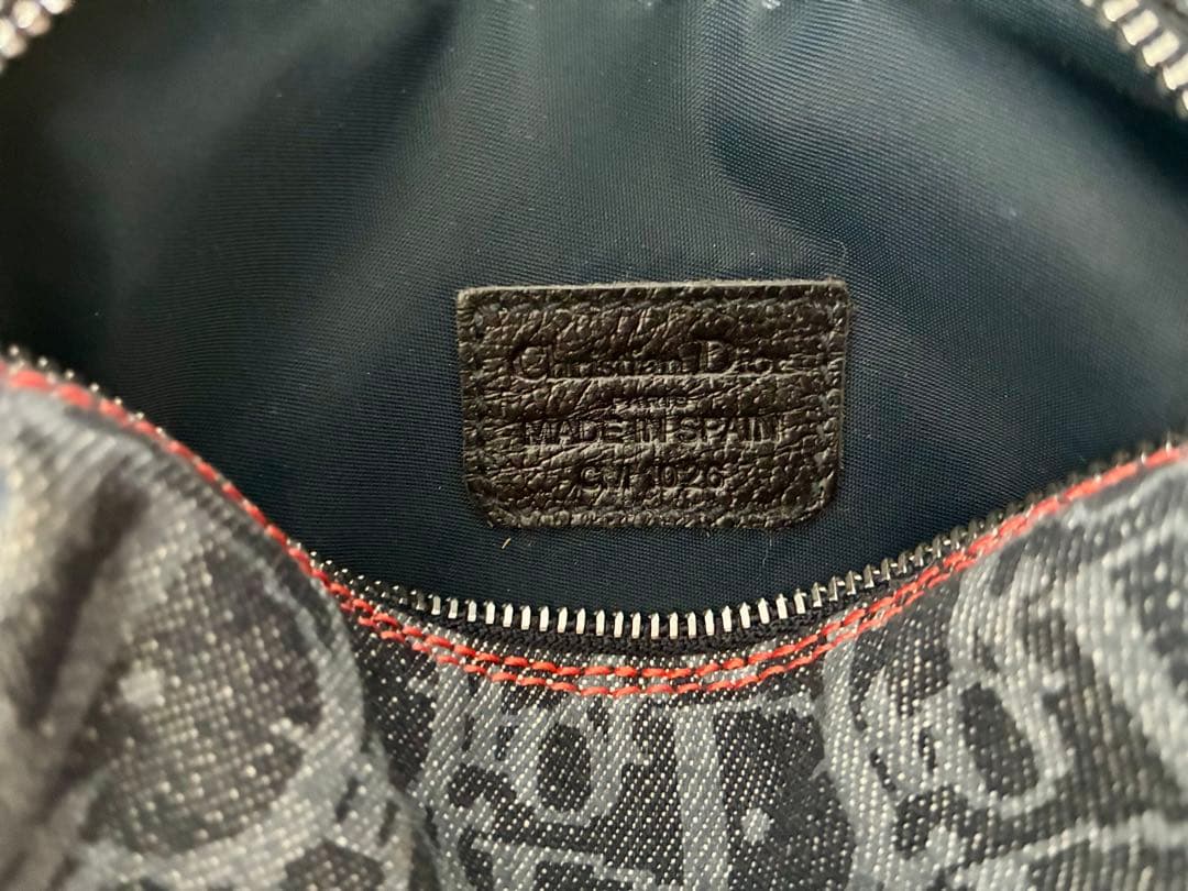 クリスチャンディオール ポーチ デニム トロッター