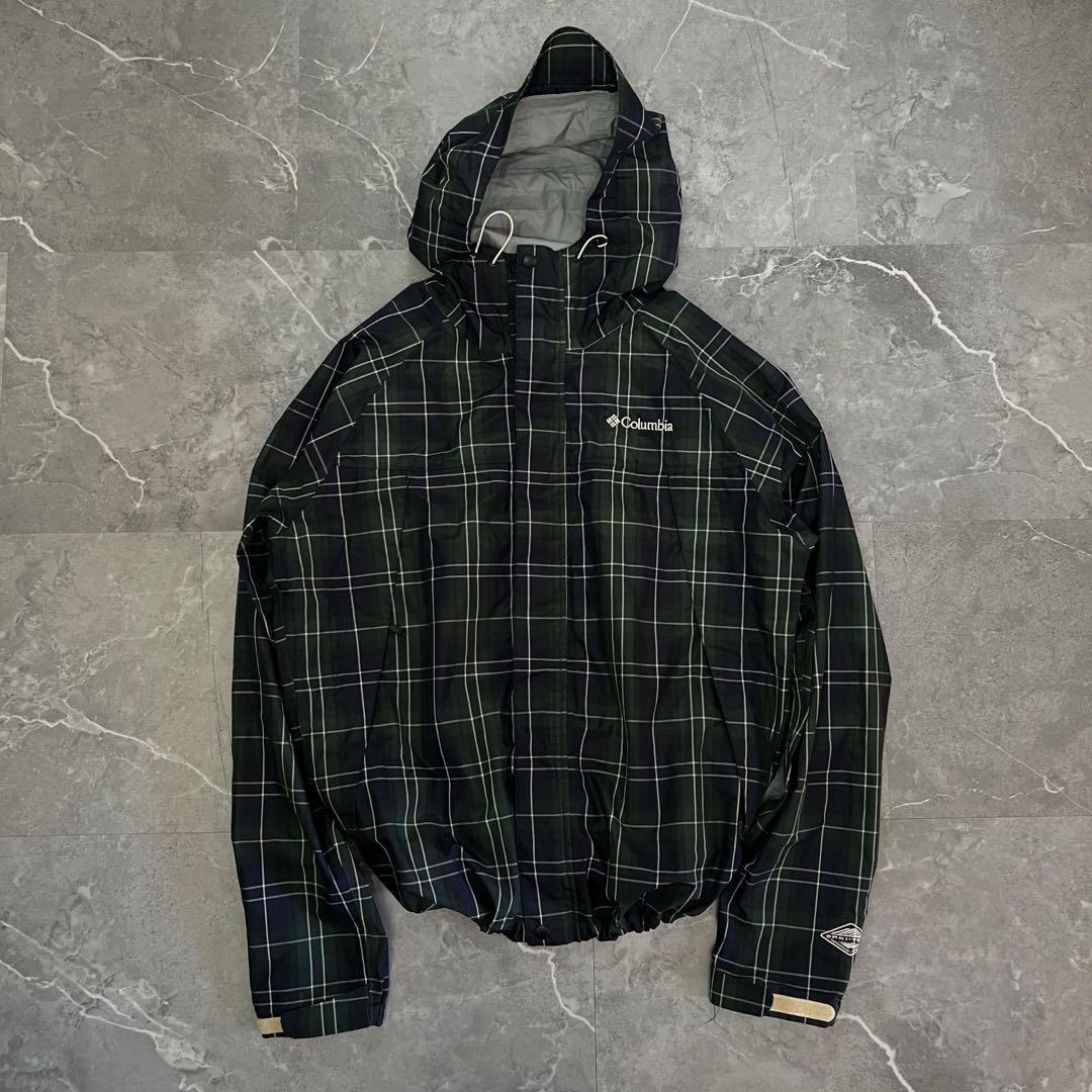 00s Columbia shell jacket y2k テック系 チェック
