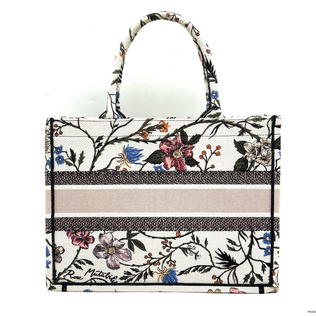 クリスチャンディオール ブックトート ミディアム キャンバス トートバッグ