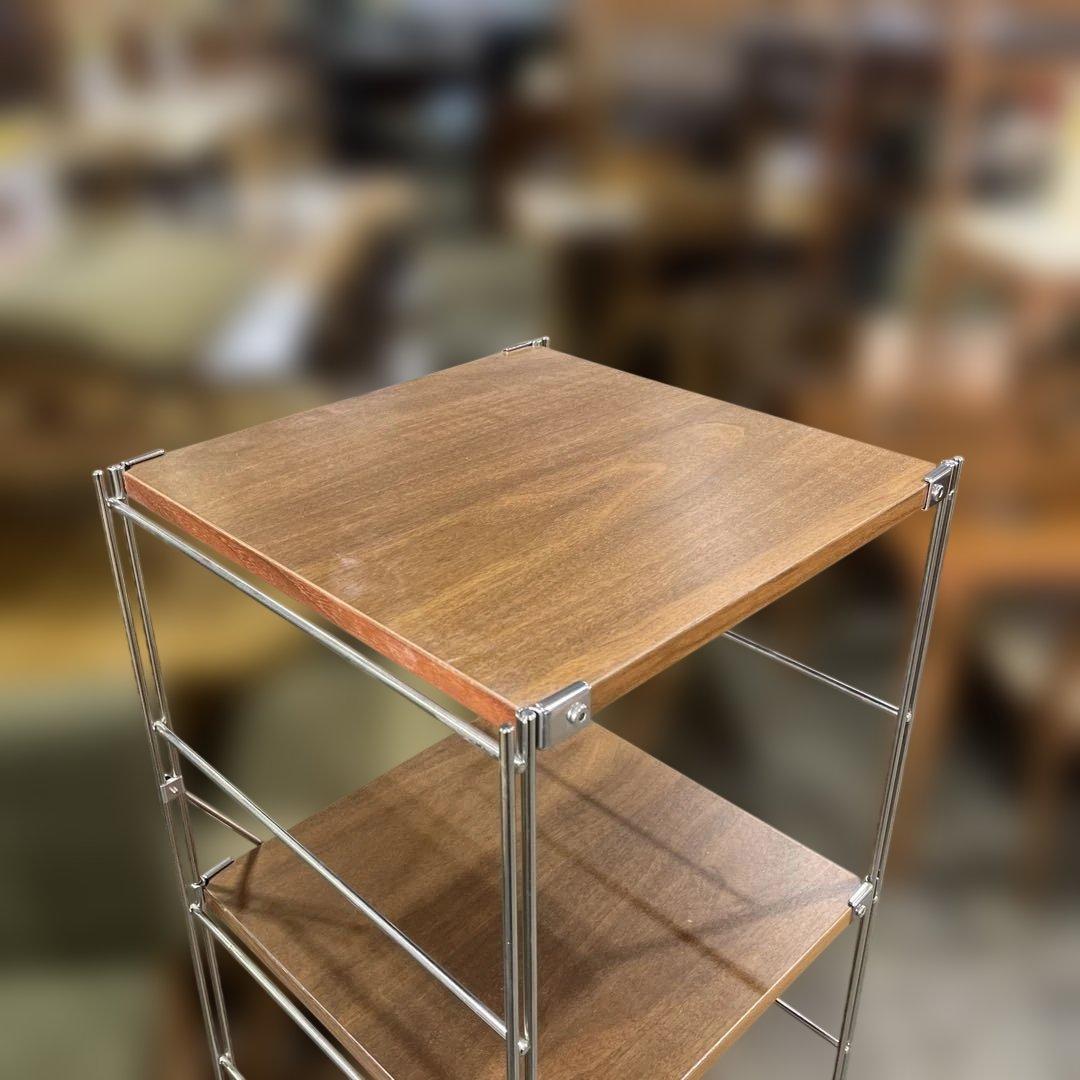 【無印良品】◆ユニットシェルフ◇4段◆ウォールナット◇程度良好