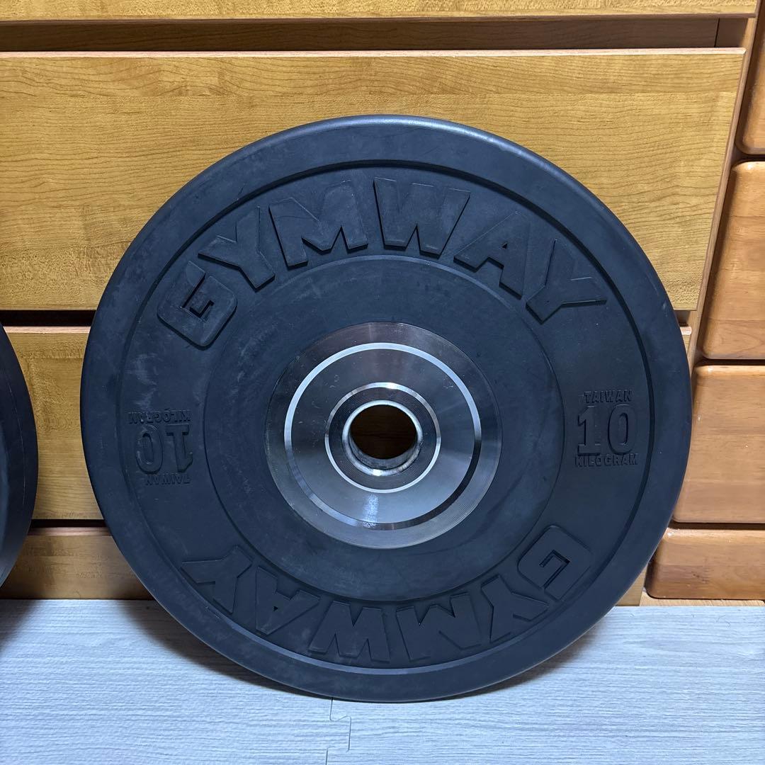 GYMWAY 10kg ダンベルプレート 1枚②