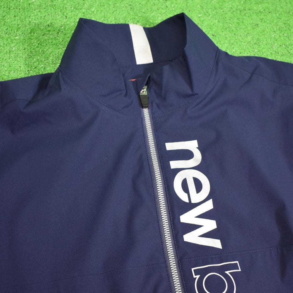 ニューバランス/ゴルフ 防風ジャケット【ネイビー/L】美品！