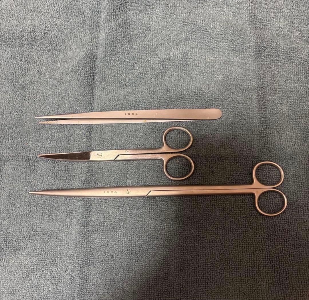 DOOA ピンセット　シザー 3点