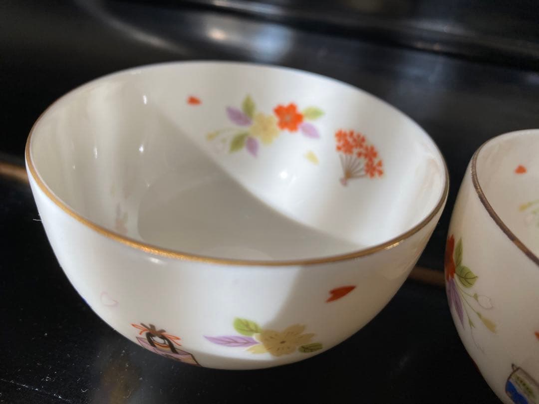 ひな祭りデザイン茶器セット