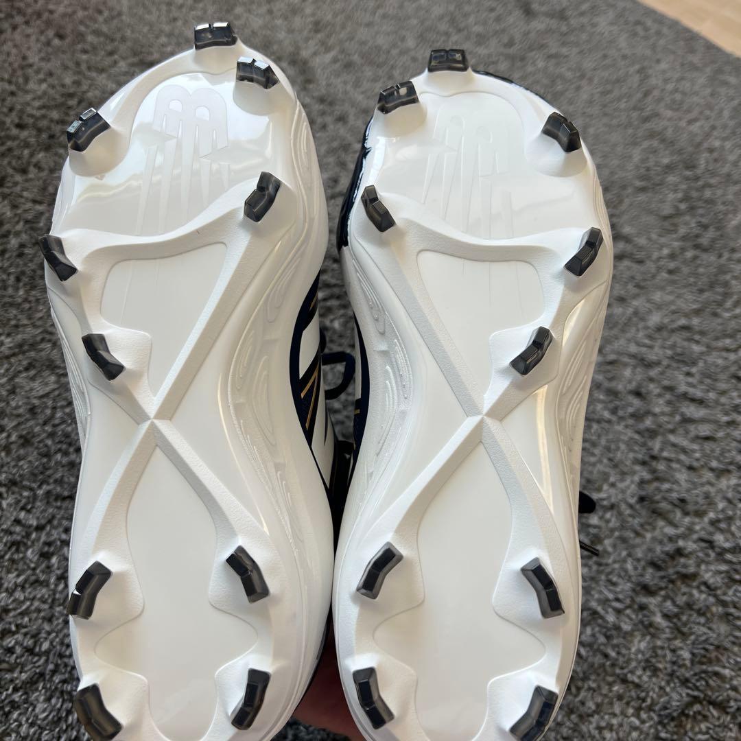 【Pカバー付】New Balance スパイクネイビー/ホワイト2025モデル
