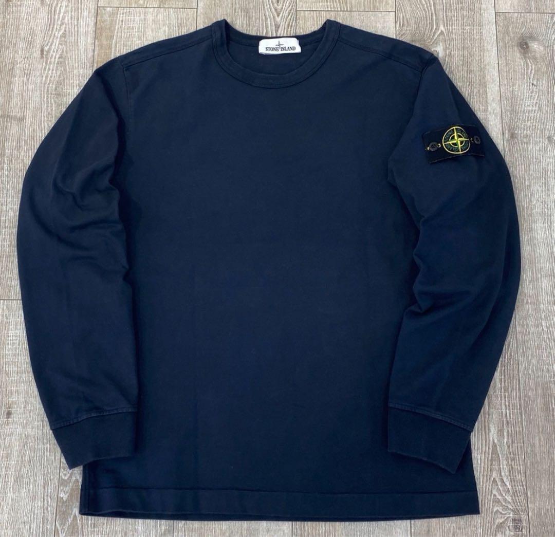 STONE  ネイビー 長袖カットソー